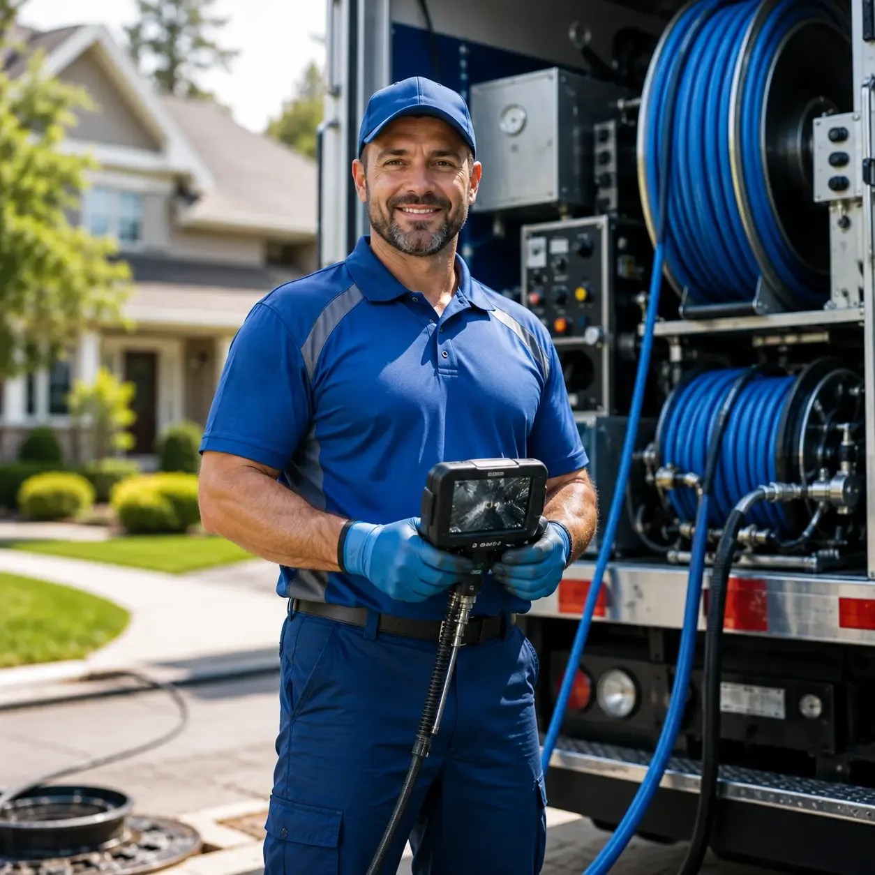 Local outdoor drain cleaning specialists in Garwood, TX